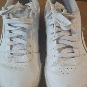 Puma Carina White Womens  Sneakers